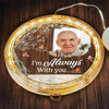 Custom Photo With Deepest Sympathy And Love - Memorial Personalized Custom LED Pendant Light Ornament - Sympathy Gift, Christmas Gift For Family Members