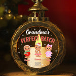Grandma's Perfect Batch - Family Personalized Custom Candlelight Lantern Ornament - Christmas Gift For Mom, Grandma