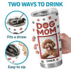 Custom Photo A Little Fur Can Brighten Even The Gloomiest Days - Dog & Cat Personalized Custom 3D Inflated Effect Printed Tumbler - Gift For Pet Owners, Pet Lovers