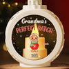 Grandma's Perfect Batch - Family Personalized Custom Candlelight Lantern Ornament - Christmas Gift For Mom, Grandma