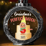 Grandma's Perfect Batch - Family Personalized Custom Candlelight Lantern Ornament - Christmas Gift For Mom, Grandma