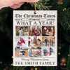 Custom Photo The Christmas Times - Family Personalized Custom Ornament - Acrylic Custom Shaped - Christmas Gift For Family Members