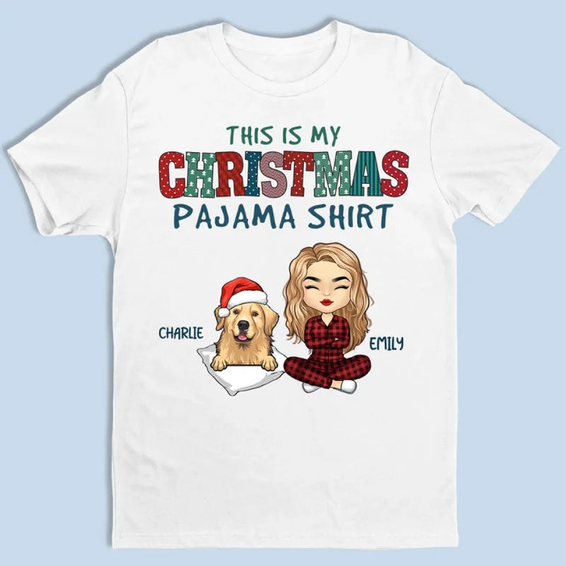 Paw-Sitive Vibes This Christmas - Dog & Cat Personalized Custom Unisex T-shirt, Premium T-shirt, Hoodie - Christmas Gift For Pet Owners, Pet Lovers