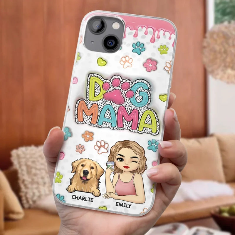 My Fur Babies Have Paws And Tails - Dog & Cat Personalized Custom 3D Inflated Effect Printed Clear Phone Case - Christmas Gift For Pet Owners, Pet Lovers