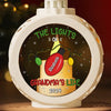 A Grandmother Is A Safe Haven For A Child - Family Personalized Custom Candlelight Lantern Ornament - Christmas Gift For Grandma