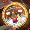 Your Light Will Always Shine In My Heart - Memorial Personalized Custom LED Pendant Light Ornament - Christmas Gift, Sympathy Gift For Pet Owners, Pet Lovers