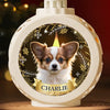 Custom Photo No Longer By My Side, But Forever In My Heart - Memorial Personalized Custom Candlelight Lantern Ornament - Sympathy Gift, Christmas Gift For Pet Owners, Pet Lovers