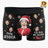 Custom Photo You're My Favorite Distraction - Funny Personalized Custom Boxer Briefs, Men's Boxers - Christmas Gift For Boyfriend, Husband, Anniversary