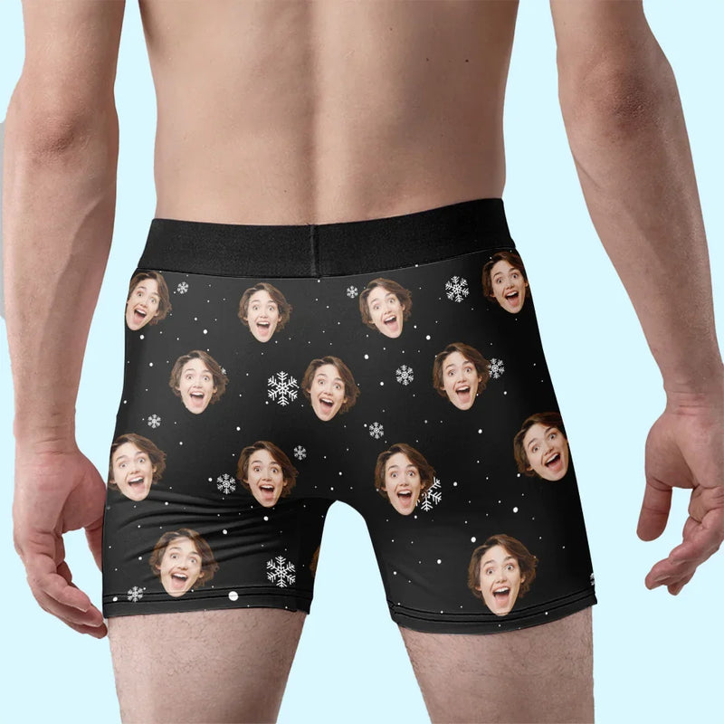 Custom Photo You're My Favorite Distraction - Funny Personalized Custom Boxer Briefs, Men's Boxers - Christmas Gift For Boyfriend, Husband, Anniversary