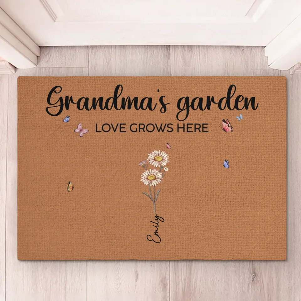 Grandmothers Are A Gift Not To Be Taken Lightly - Family Personalized Custom Home Decor Decorative Mat - Christmas Gift, House Warming Gift For Grandma, Grandparents
