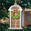 Another Christmas With You - Couple Personalized Custom Shaped 2 Layered Wood Christmas Ornament - Christmas Gift For Husband Wife, Anniversary