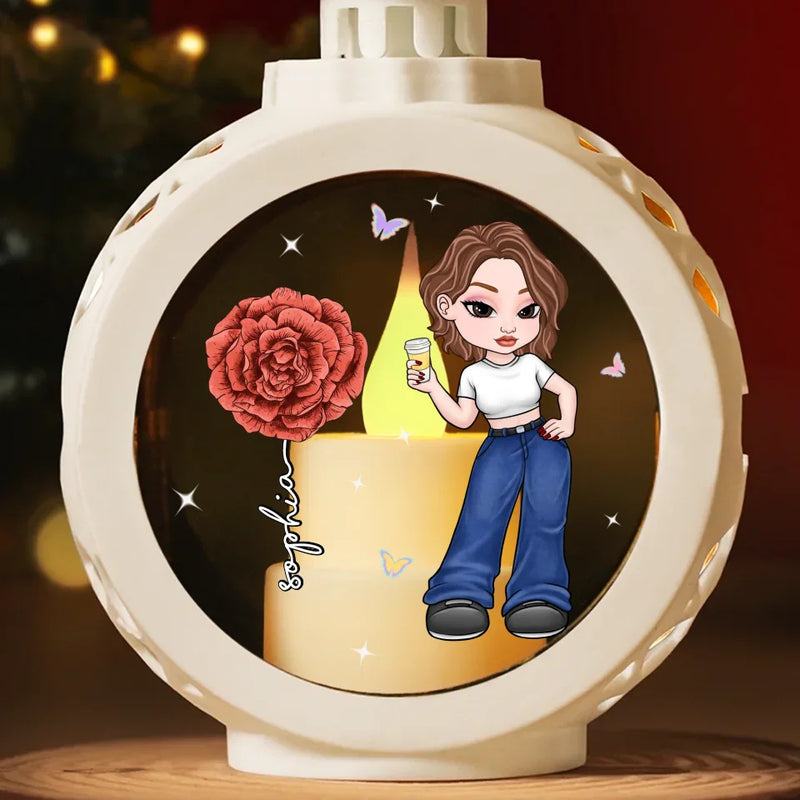 Forever My Favorite - Bestie Personalized Custom Candlelight Lantern Ornament - Christmas Gift For Best Friends, BFF, Sisters