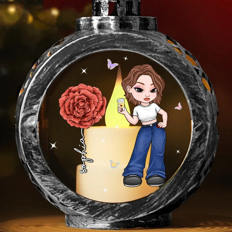 Forever My Favorite - Bestie Personalized Custom Candlelight Lantern Ornament - Christmas Gift For Best Friends, BFF, Sisters