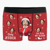 Custom Photo You're My Favorite Distraction - Funny Personalized Custom Boxer Briefs, Men's Boxers - Christmas Gift For Boyfriend, Husband, Anniversary