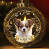 Custom Photo No Longer By My Side, But Forever In My Heart - Memorial Personalized Custom Candlelight Lantern Ornament - Sympathy Gift, Christmas Gift For Pet Owners, Pet Lovers