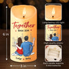 All I Want For Christmas Is You - Couple Personalized Custom LED Candle - Christmas Gift For Husband Wife, Anniversary