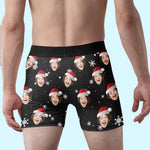 Custom Photo Your Smile Makes Every Moment Together Special - Couple Personalized Custom Boxer Briefs, Men's Boxers - Christmas Gift For Husband Wife, Anniversary