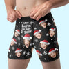 Custom Photo Your Smile Makes Every Moment Together Special - Couple Personalized Custom Boxer Briefs, Men's Boxers - Christmas Gift For Husband Wife, Anniversary