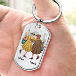 Custom Name Funny Ghost Friend Gifts - Personalized Keychain