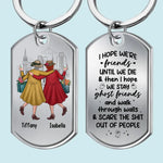 Custom Name Funny Ghost Friend Gifts - Personalized Keychain