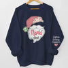 The Love Of A Mother Brightens Every Moment - Family Personalized Custom Unisex Sweatshirt With Design On Sleeve - Christmas Gift For Mom, Grandma