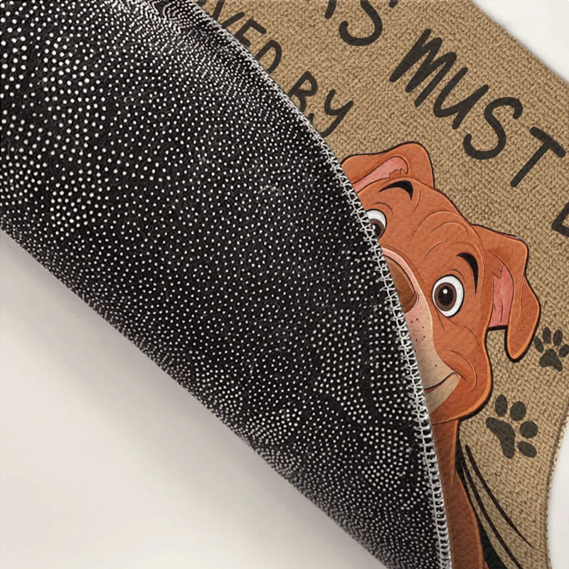 I Work Hard So My Dogs Can Have Nice Things - Dog Personalized Custom Home Decor Decorative Mat - House Warming Gift For Pet Owners, Pet Lovers