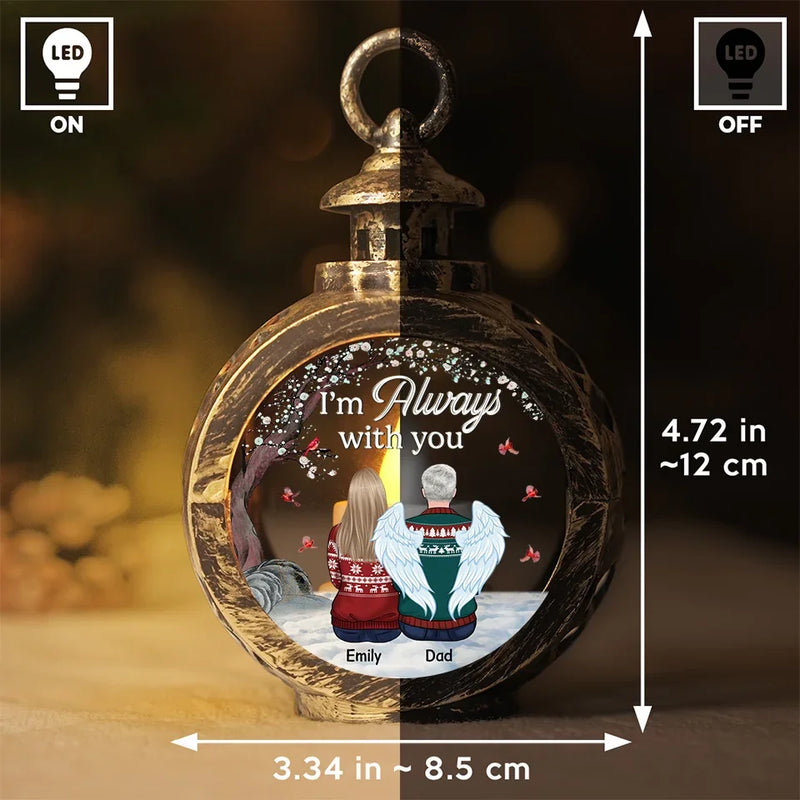 Your Life Was A Blessing, Love You Forever - Memorial Personalized Custom Candlelight Lantern Ornament - Sympathy Gift, Christmas Gift For Family Members