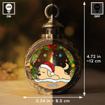 My Pet Is On The Nice List - Dog & Cat Personalized Custom Candlelight Lantern Ornament - Christmas Gift For Pet Owners, Pet Lovers