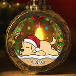 My Pet Is On The Nice List - Dog & Cat Personalized Custom Candlelight Lantern Ornament - Christmas Gift For Pet Owners, Pet Lovers