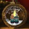 Your Life Was A Blessing, Love You Forever - Memorial Personalized Custom Candlelight Lantern Ornament - Sympathy Gift, Christmas Gift For Family Members