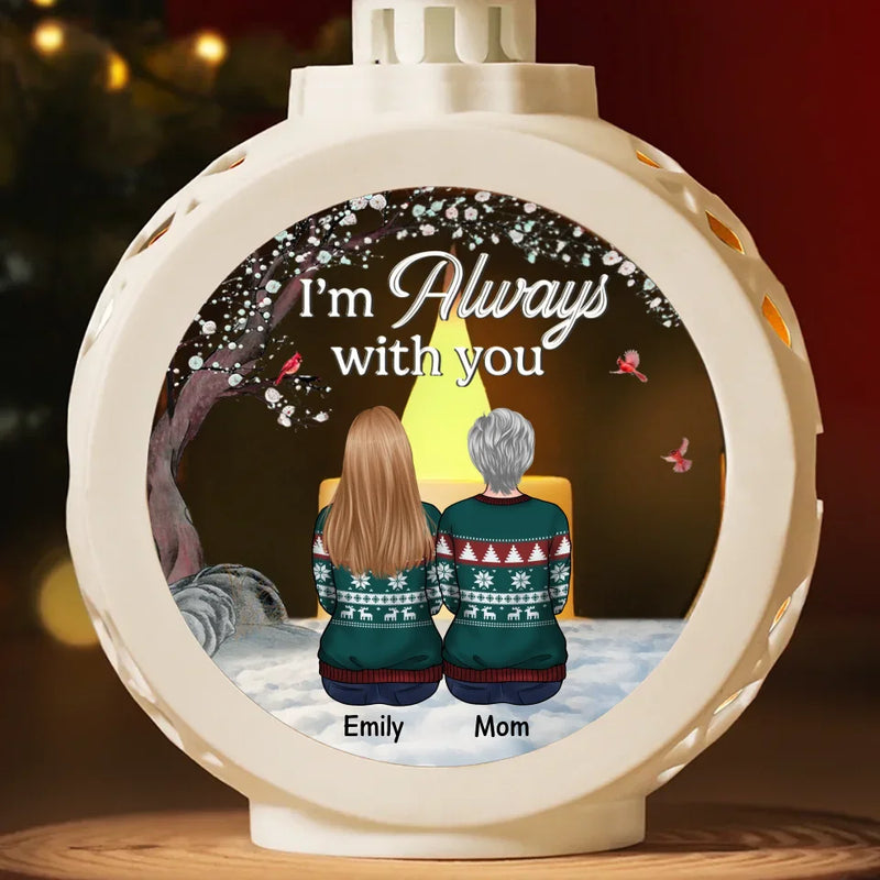 Your Life Was A Blessing, Love You Forever - Memorial Personalized Custom Candlelight Lantern Ornament - Sympathy Gift, Christmas Gift For Family Members