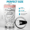 A Mother’s Love Is Forever - Family Personalized Custom 3D Inflated Effect Printed Tumbler - Gift For Mom, Daughter