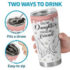A Mother’s Love Is Forever - Family Personalized Custom 3D Inflated Effect Printed Tumbler - Gift For Mom, Daughter