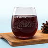 A Soul Sister Is An Irreplaceable Person - Bestie Personalized Custom Wine Glass - Gift For Best Friends, BFF, Sisters