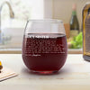 A Soul Sister Is An Irreplaceable Person - Bestie Personalized Custom Wine Glass - Gift For Best Friends, BFF, Sisters