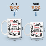 The Best Part Of My Day Is Spending It With You - Couple Personalized Custom 3D Inflated Effect Printed Mug - Christmas Gift For Husband Wife, Anniversary