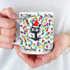 Calm Like A Cat On A Windowsill - Friend 3D Inflated Effect Printed Mug - Christmas Gift For Best Friends, Family Members, Coworkers, Yourself