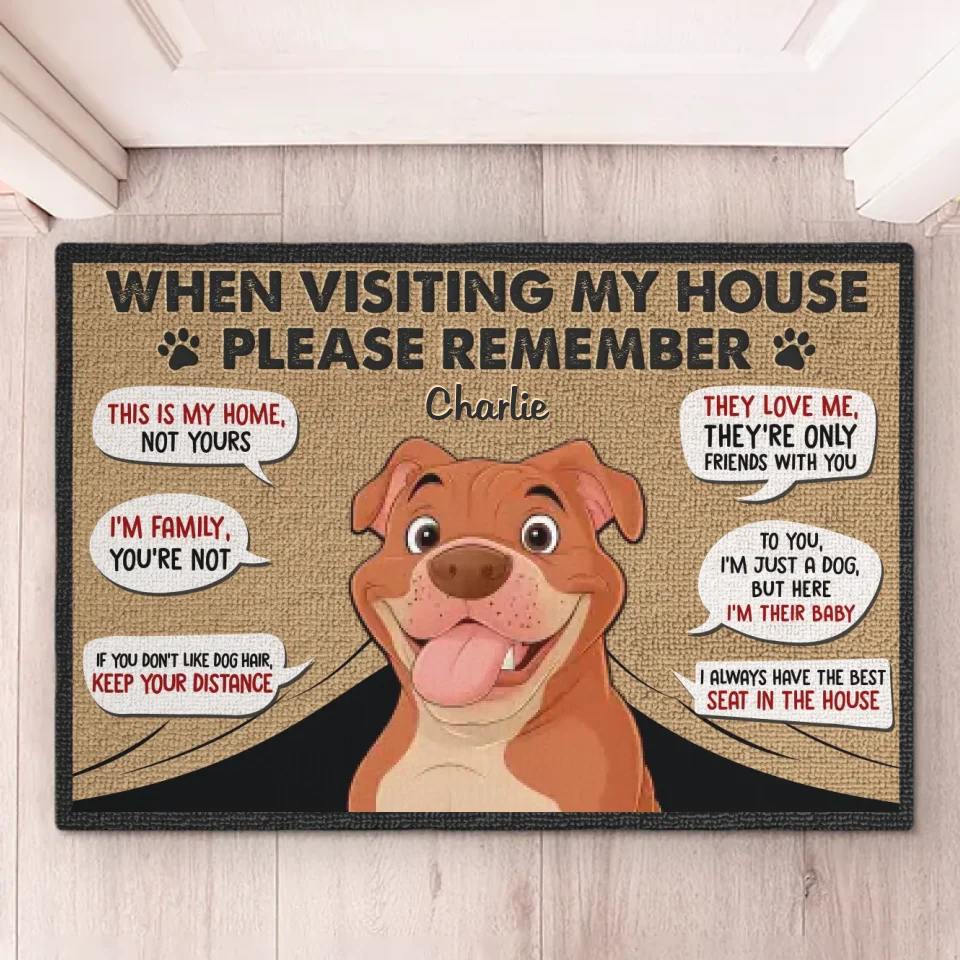 Entry Is Granted Only If My Furry Friends Approve - Dog Personalized Custom Home Decor Decorative Mat - House Warming Gift For Pet Owners, Pet Lovers