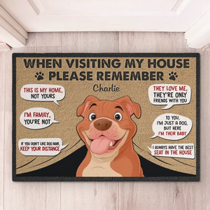 Entry Is Granted Only If My Furry Friends Approve - Dog Personalized Custom Home Decor Decorative Mat - House Warming Gift For Pet Owners, Pet Lovers
