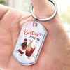 Our Friendship Is Endless - Bestie Personalized Custom Keychain - Gift For Best Friends, BFF, Sisters