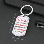 Our Friendship Is Endless - Bestie Personalized Custom Keychain - Gift For Best Friends, BFF, Sisters