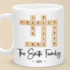 Family Is Where Life Begins And Love Never Ends - Family Personalized Custom Mug - Christmas Gift For Family Members