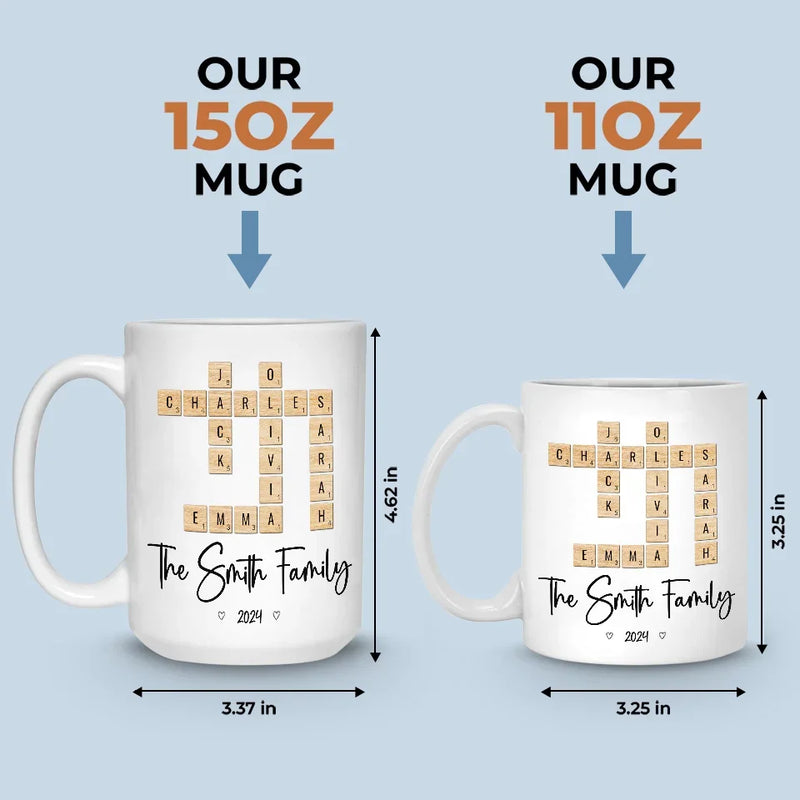 Family Is Where Life Begins And Love Never Ends - Family Personalized Custom Mug - Christmas Gift For Family Members