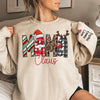 Grandma’s Love Shines Brightest At Christmas		- Family Personalized Custom Unisex Sweatshirt With Design On Sleeve - Christmas Gift For Mom, Grandma