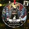 Custom Photo You Were More Than A Pet, You Were Family - Memorial Personalized Custom Circle Glass Ornament - Sympathy Gift, Christmas Gift For Pet Owners, Pet Lovers
