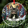 Custom Photo You Were More Than A Pet, You Were Family - Memorial Personalized Custom Circle Glass Ornament - Sympathy Gift, Christmas Gift For Pet Owners, Pet Lovers