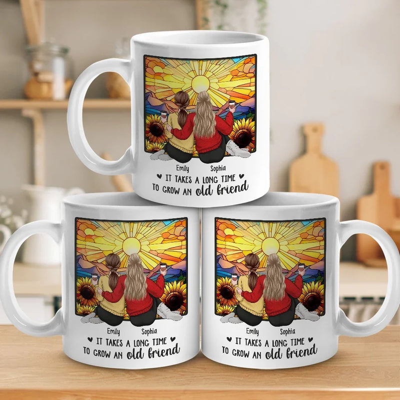 Partners In Crime, Forever And Always - Bestie Personalized Custom Mug - Christmas Gift For Best Friends, BFF, Sisters