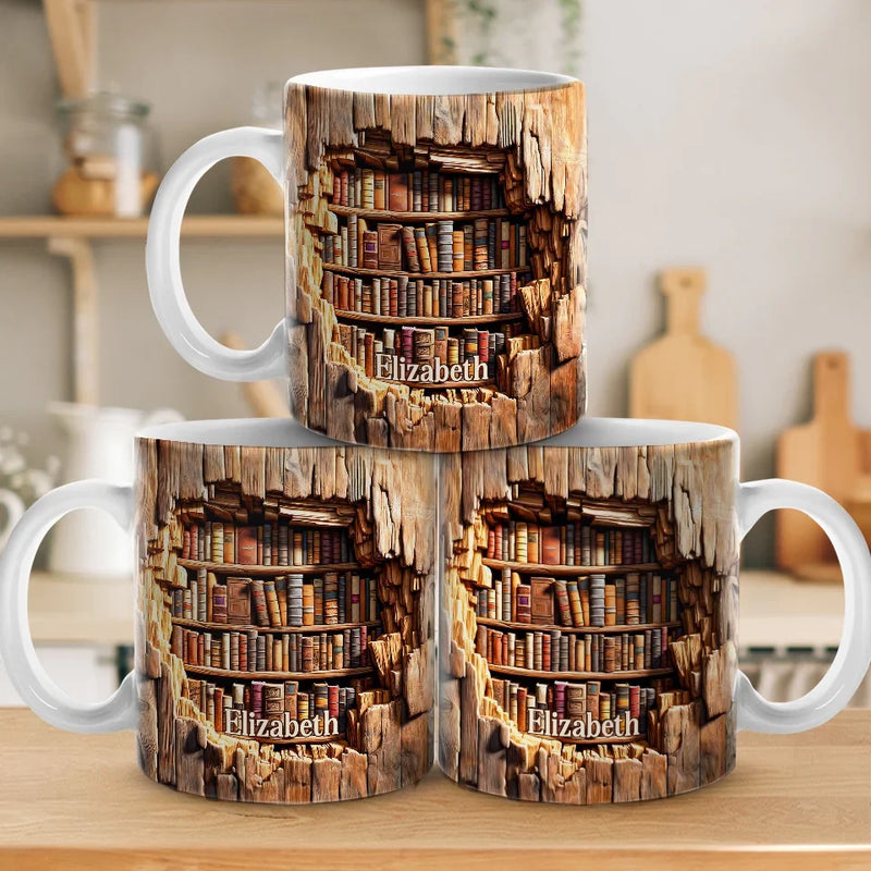 Books Are The Mirrors Of The Soul - Personalized Custom 3D Inflated Effect Printed Mug - Christmas Gift For Book Lovers