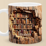 Books Are The Mirrors Of The Soul - Personalized Custom 3D Inflated Effect Printed Mug - Christmas Gift For Book Lovers