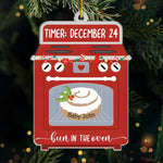 Custom Name Bun in the Oven Christmas Gifts for Expecting Parents - Personalized Ornament
